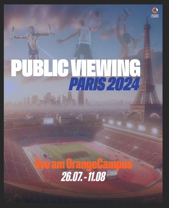Publicviewing Paris 2024 im OrangeCampus