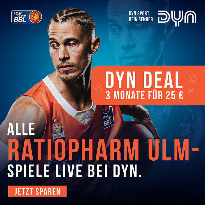 ratiopharm ulm live und auf Abruf bei Dyn