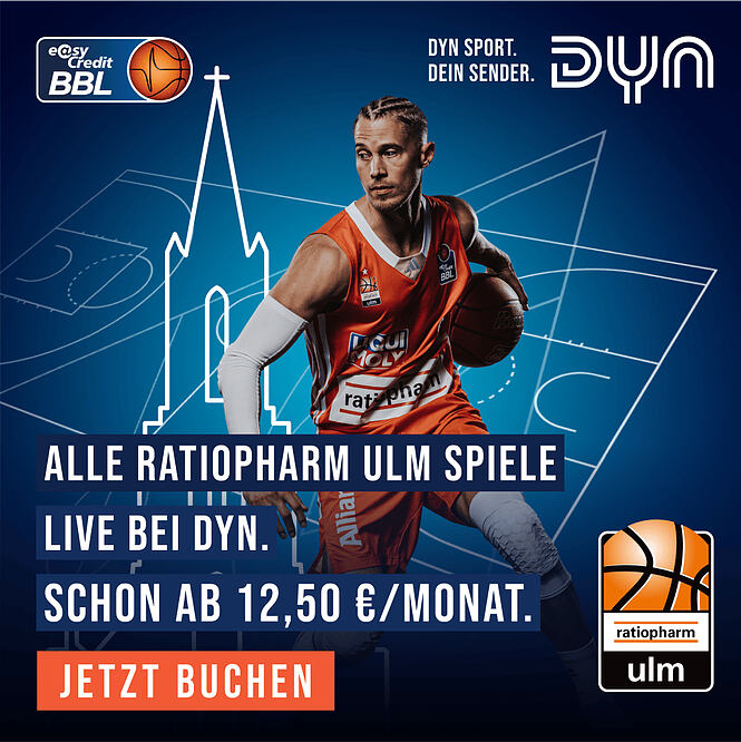 ratiopharm ulm live und auf Abruf bei Dyn